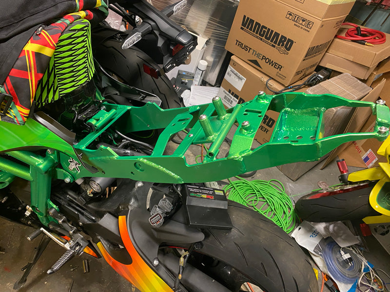 19+ ZX6R Steel Subframe/Scrape Bar/Tail Saver Package - StunterX