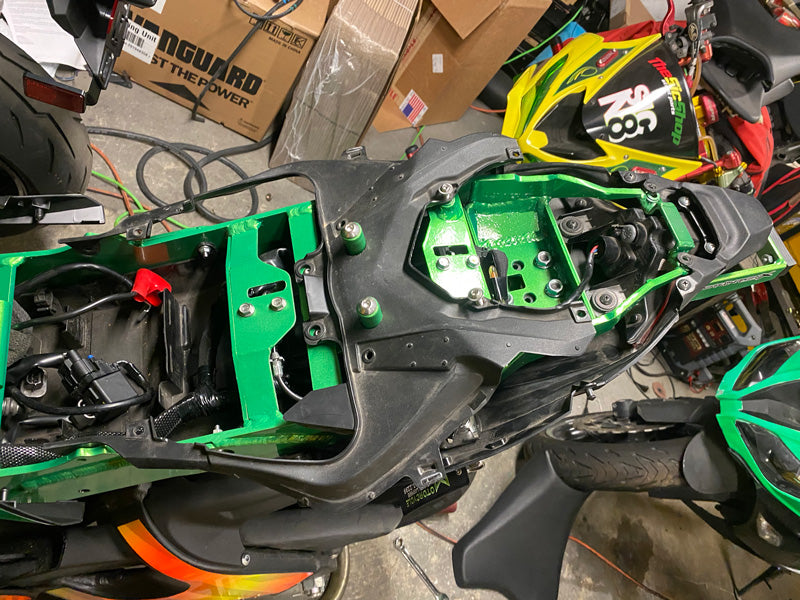19+ ZX6R Steel Subframe/Scrape Bar/Tail Saver Package - StunterX