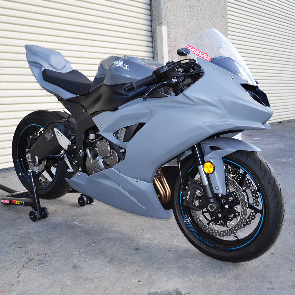 ZX6R 2019-2023 Race Bodywork - Primered Gray