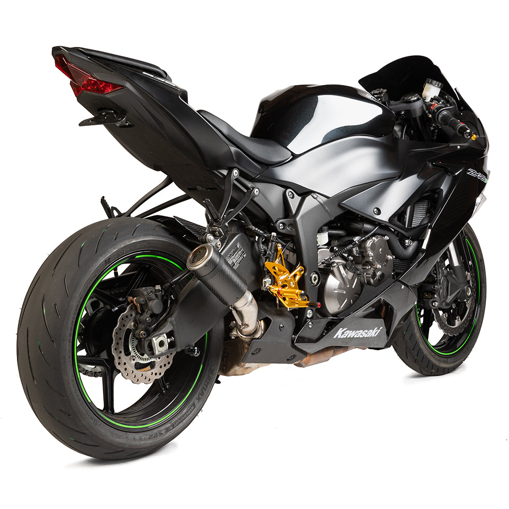Hotbodies 13-25 ZX-6R Cat-Back Slip-on Exhaust