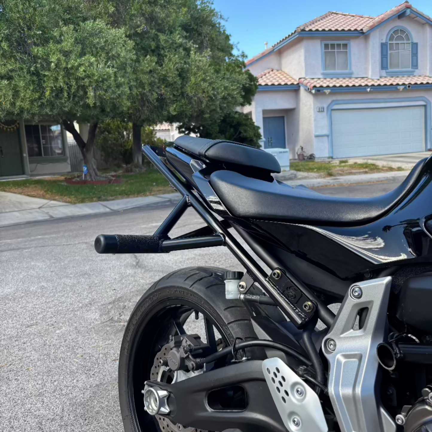 2014-2017 FZ07 SubCage/12 Bar Combo w/Titanium - Suspect Stunt Parts