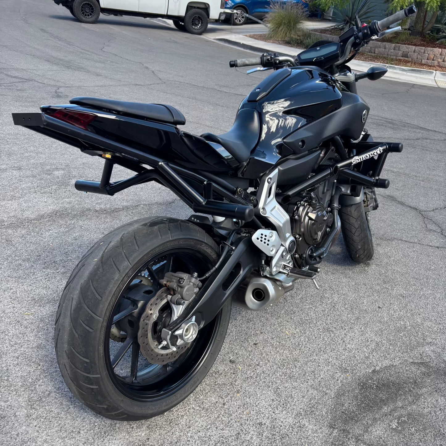 2014-2017 FZ07 SubCage/12 Bar Combo w/Titanium - Suspect Stunt Parts