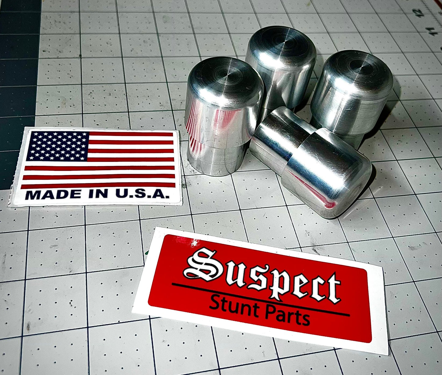 Aluminum 6061 Pucks - Suspect Stunt Parts