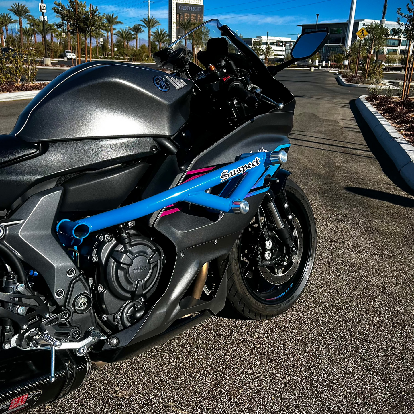 2021+ Yamaha R7 Stunt Cage - Suspect Stunt Parts