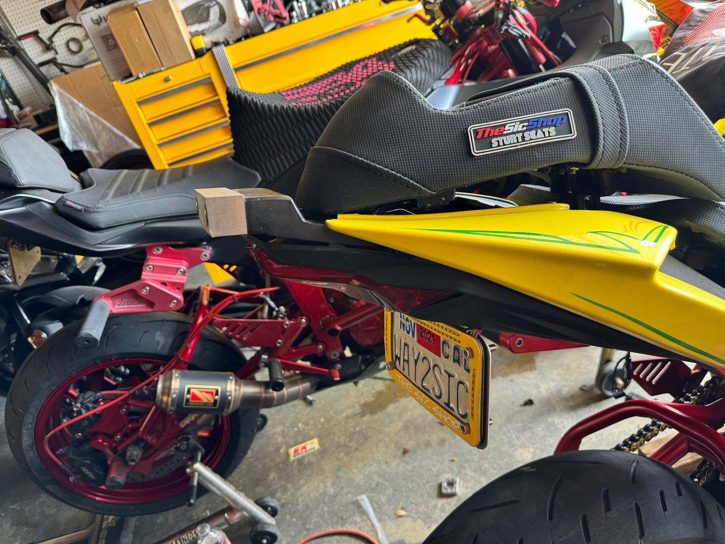 19+ ZX6 Steel Sub Frame w/Titanium - Sic Shop