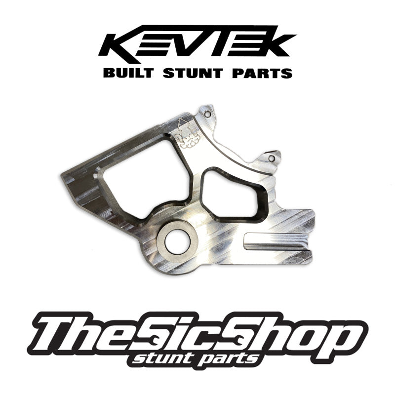 Kevtek 03-04 ZX6 Conversion Caliper Bracket - 05+wheel on 03-04 Swingarm