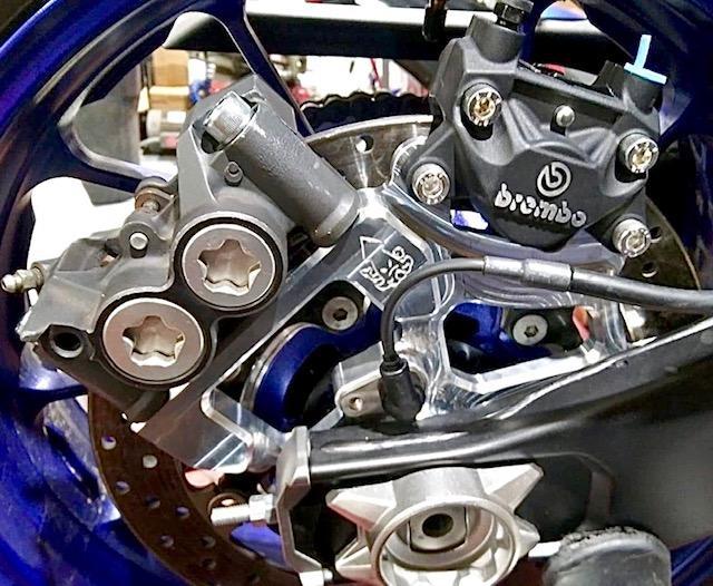 Kevtek 298mm FZ07/MT07 Dual Caliper Bracket