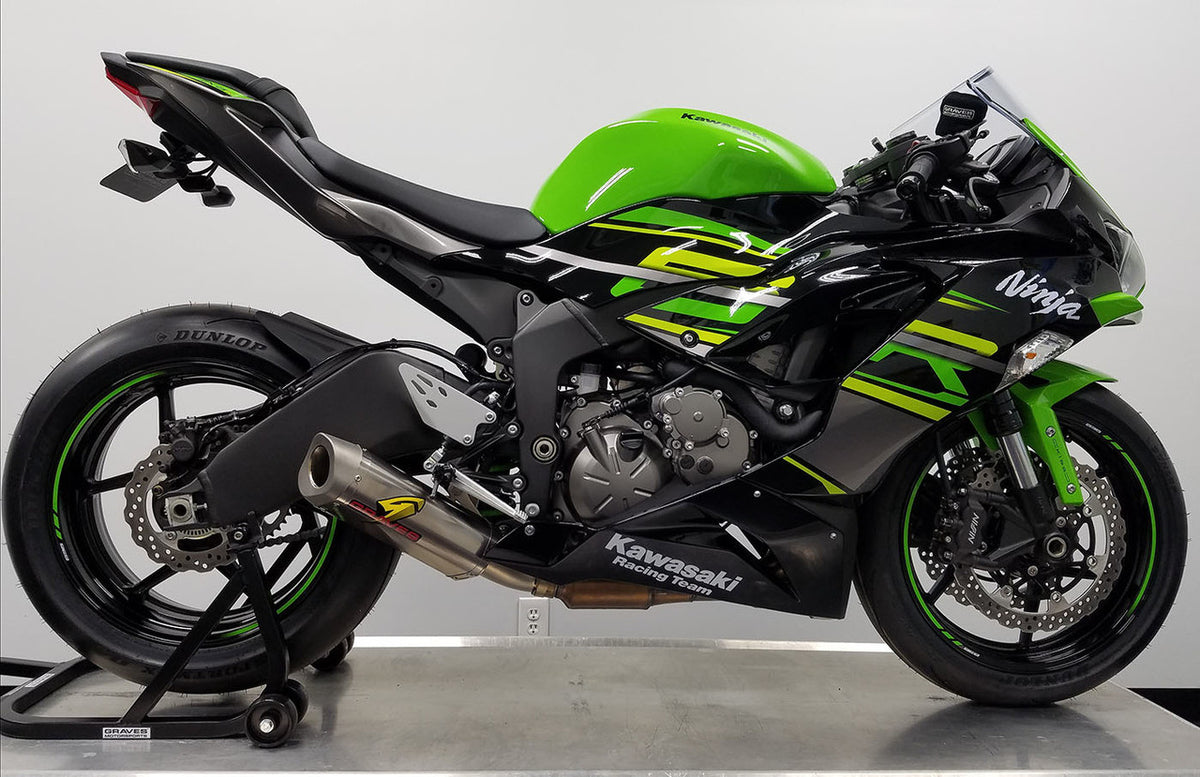 Graves 09-27 ZX-6R Cat-Eliminator Carbon Slip-on Exhaust
