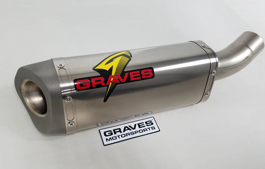 Graves 09-27 ZX-6R Cat-Eliminator Carbon Slip-on Exhaust