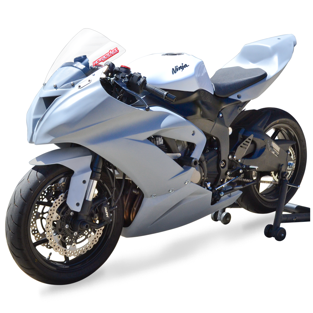 ZX6R 2013-2018 Race Bodywork - Primered Gray