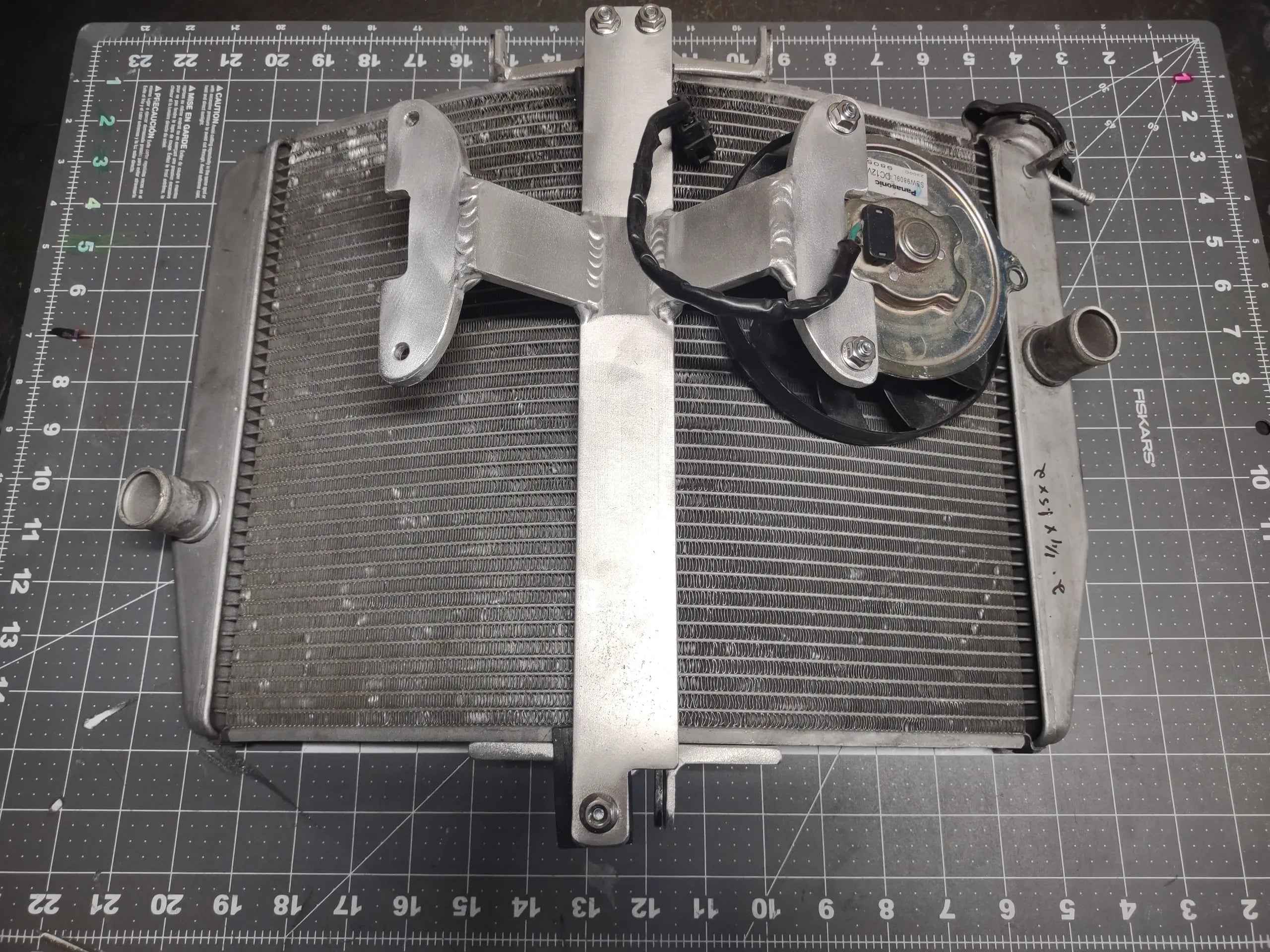 09-26 Kawasaki Zx6r Radiator Support w/fan Mounts - W333 Designs