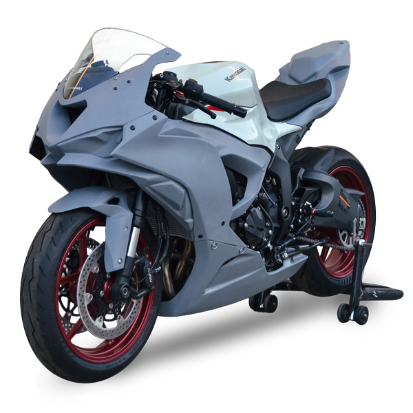ZX6R 2024+ Race Bodywork Primered Gray - Main Image