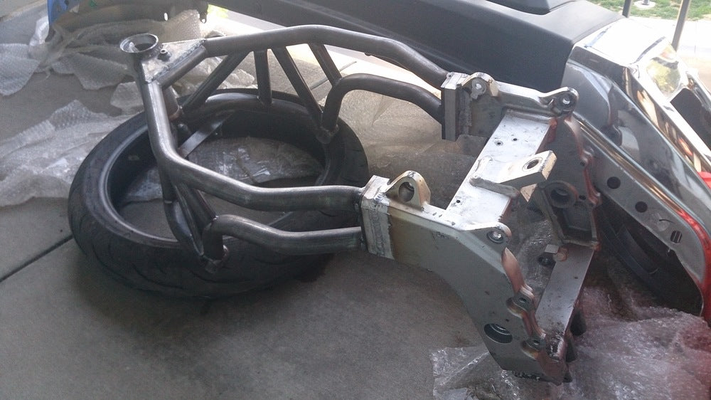 03-04 Kawasaki ZX6 Half Frame - Badass Industries