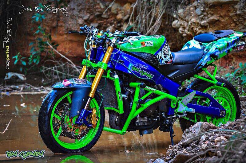 03-04 ZX6R Full Stunt Cage - Impaktech