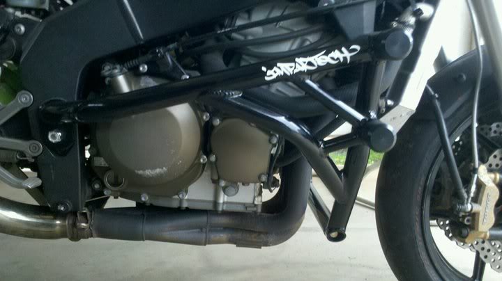 03-04 ZX6R Full Stunt Cage - Impaktech