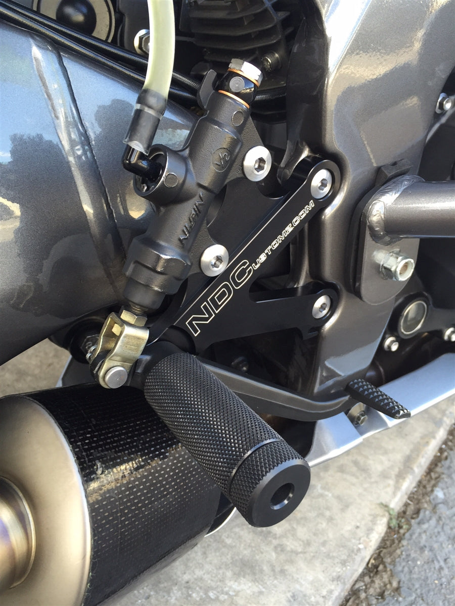 NDC Kawasaki ZX6 Rearsets with Pegs