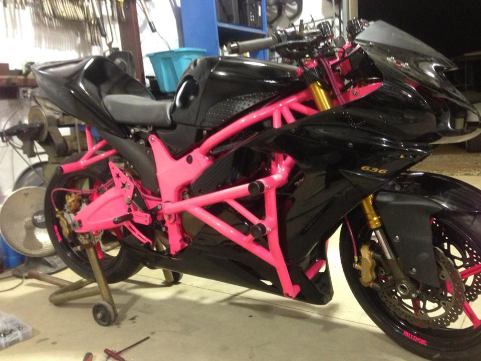 05-06 ZX6R Full Stunt Cage - Impaktech