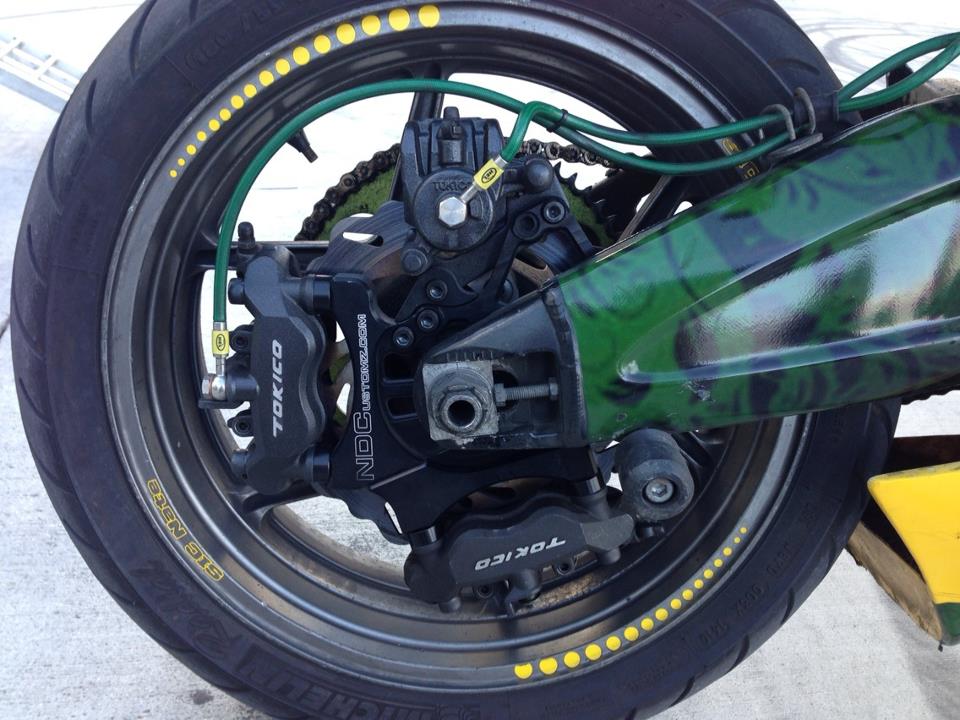 NDC Kawasaki Hand Brake Caliper Bracket