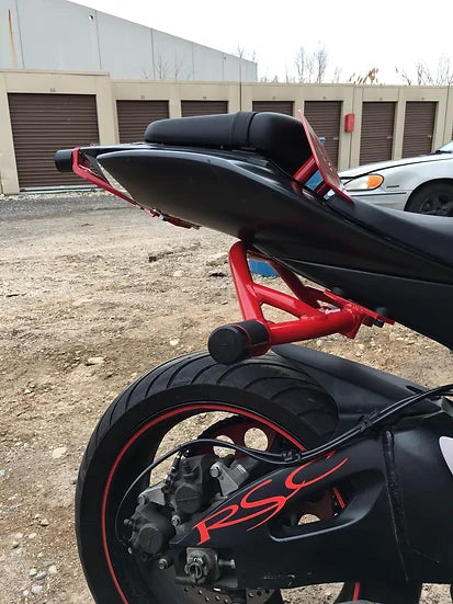06-09 GSXR 600/750 Sub Cage (Rear Pegs) - Atown