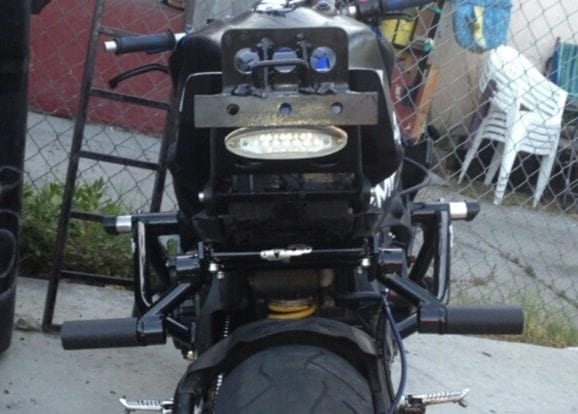 On Point 06-10 GSXR 600/750 SUBCAGE (Adjustable Peg Position)