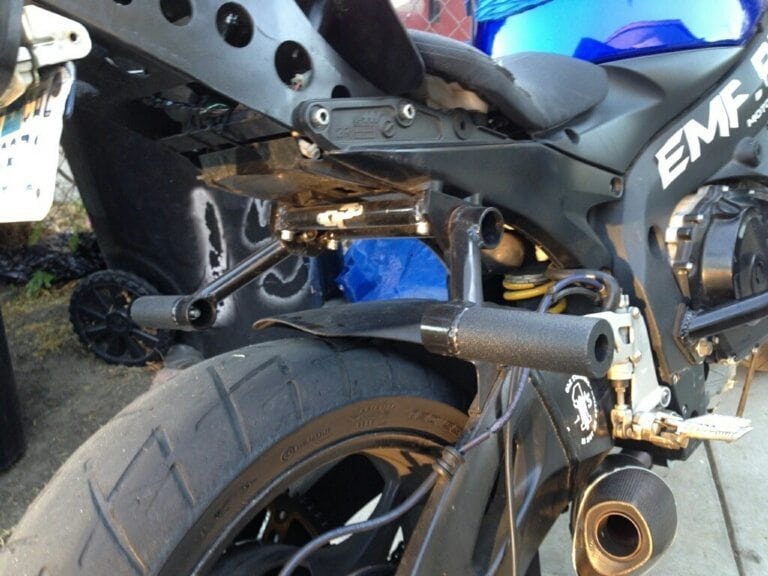 On Point 06-10 GSXR 600/750 SUBCAGE (Adjustable Peg Position)