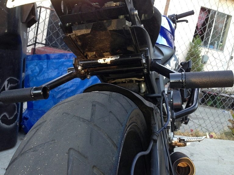 On Point 06-10 GSXR 600/750 SUBCAGE (Adjustable Peg Position)