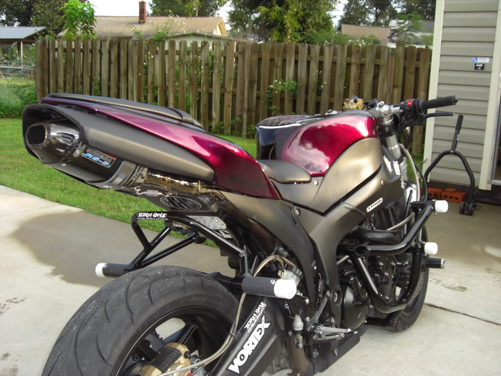 07-08 ZX6R Subcage (Rear Stunt Pegs)
