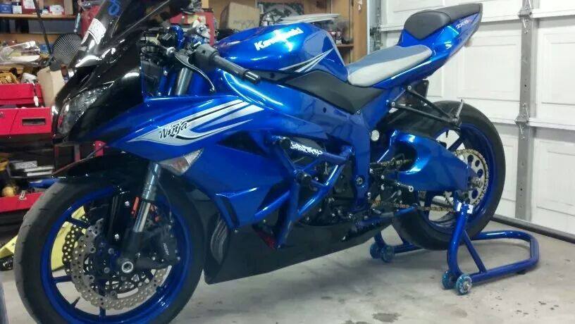09-12 ZX6R Full Stunt Cage - Impaktech