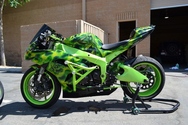 09-12 ZX6R Full Stunt Cage - Impaktech