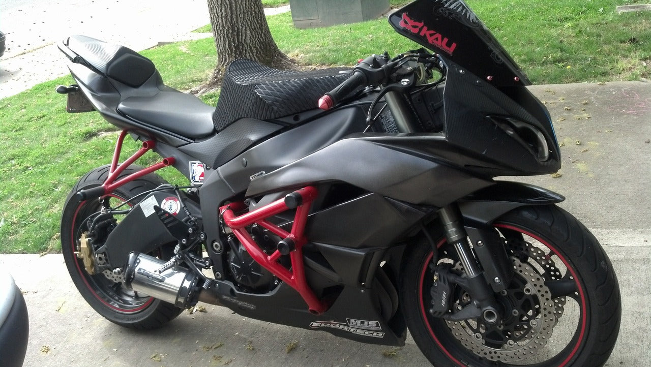 09-12 ZX6R Full Stunt Cage - Impaktech