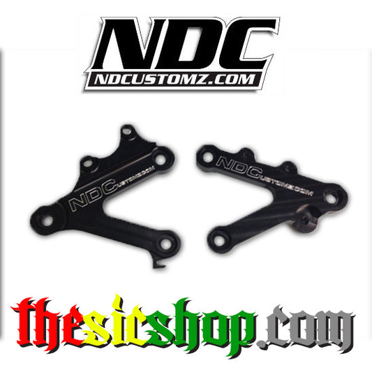 NDC Kawasaki ZX6 Rearset Bracket Only (No Pegs)