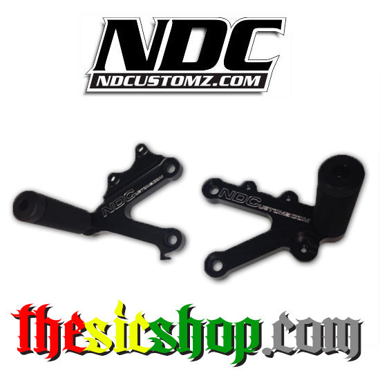 Kawasaki ZX6 Rearsets with Pegs - NDC – The Sic Shop LLC