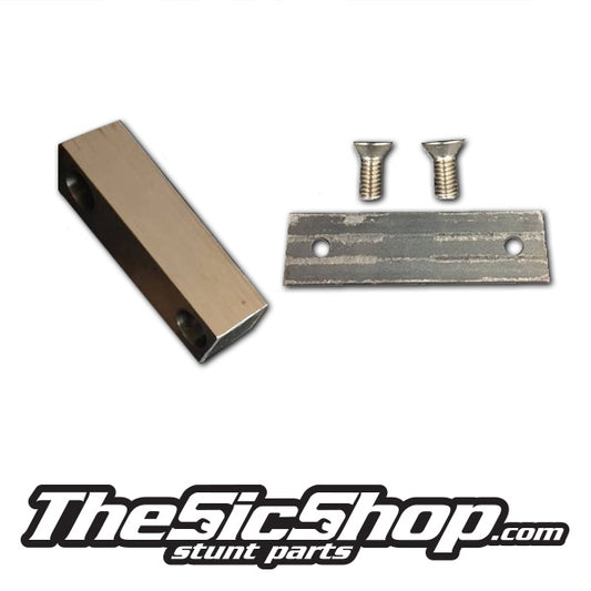 Universal Titanium Scrape Plate (weld on) KIT 3 1/2"x1" x1"