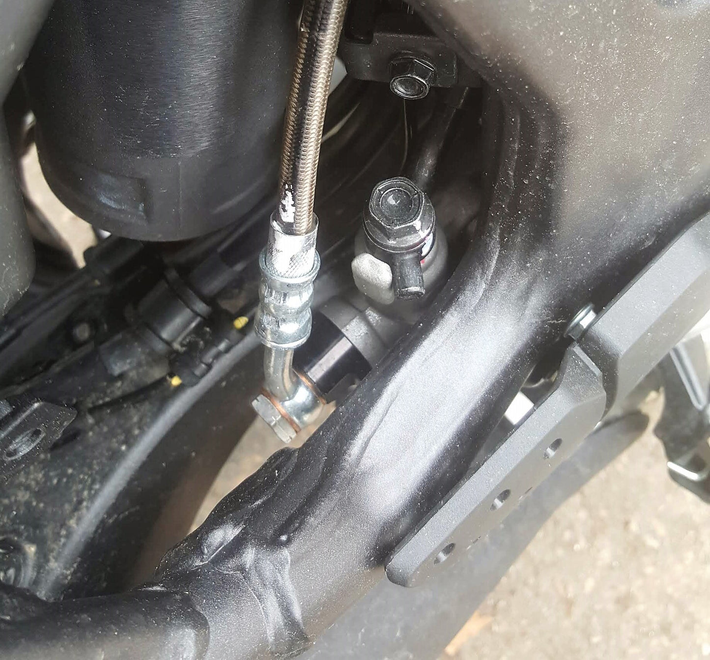 Hand Brake Teardrop Tap-in Kit w/Line for Africa Twin