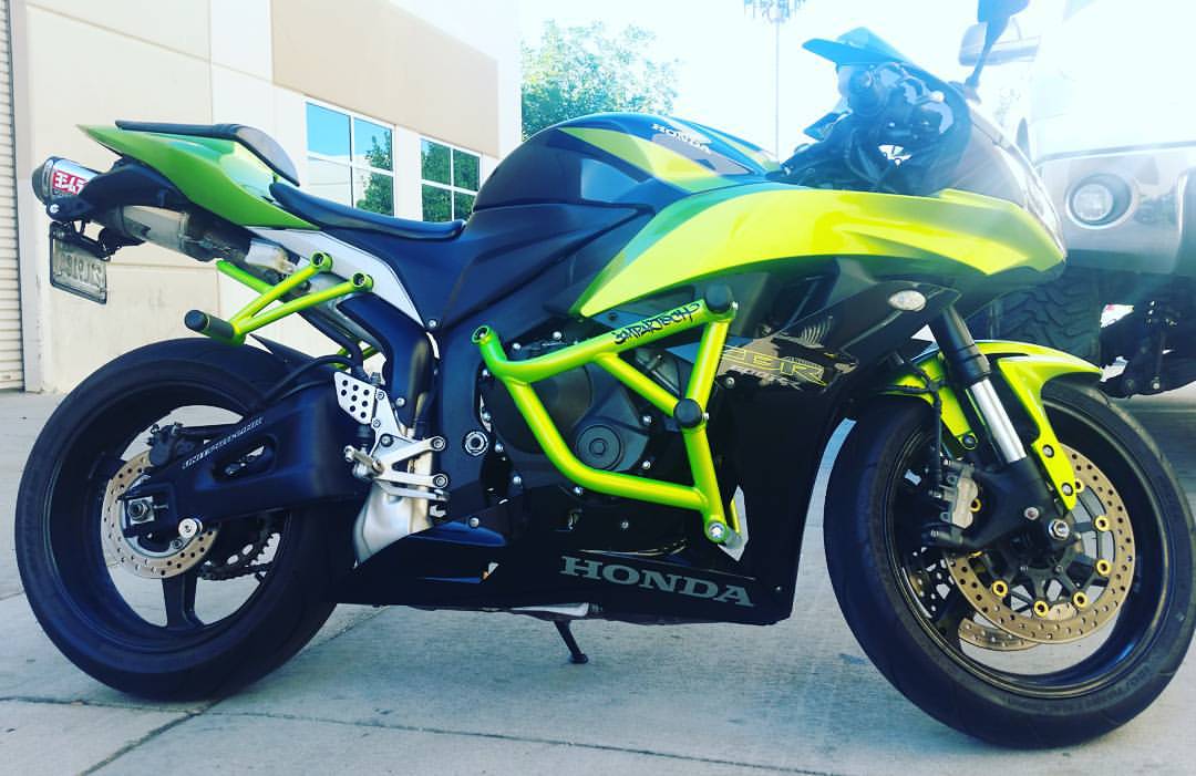 07-12 600RR Full Stunt Cage - Impaktech