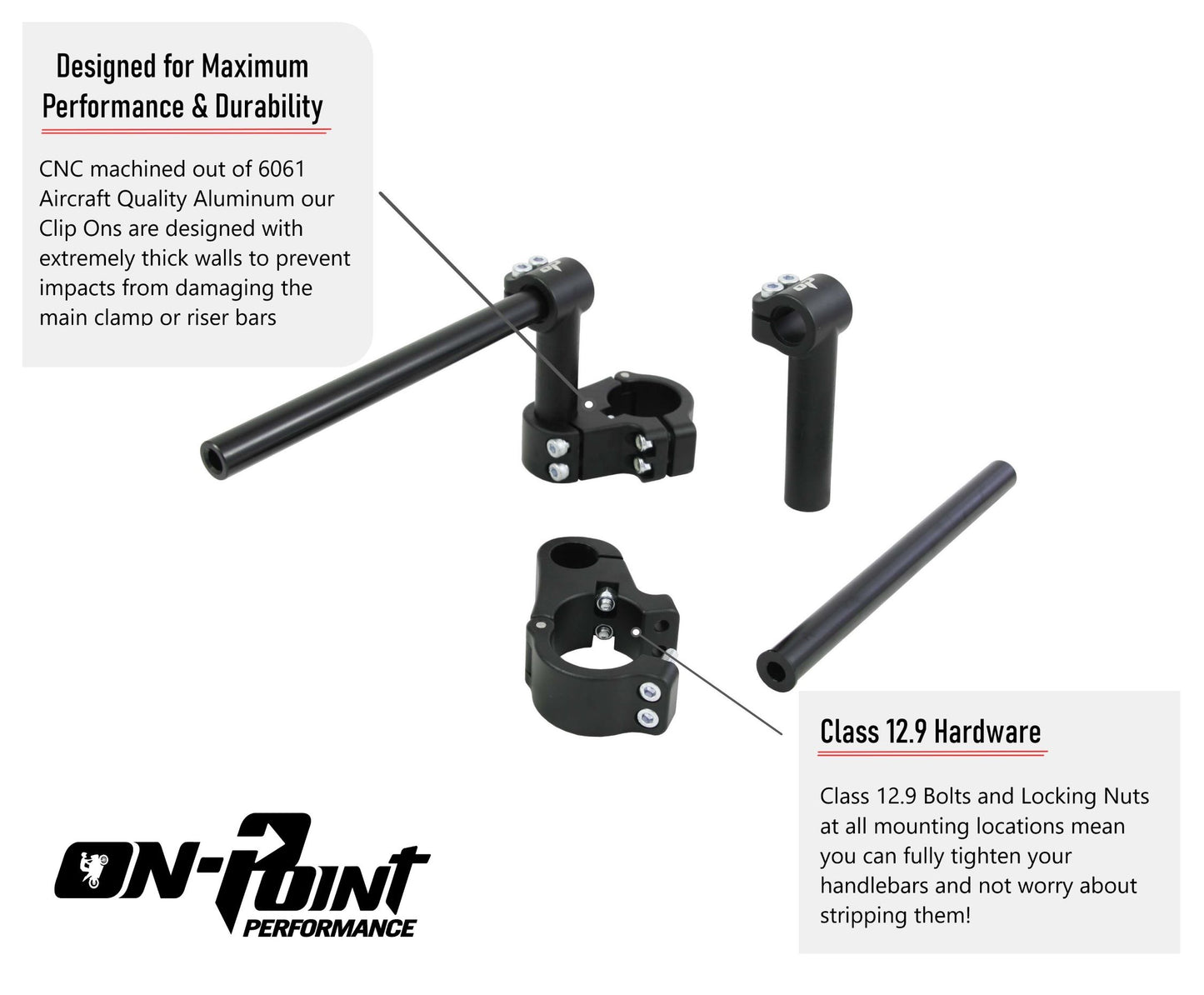 OnPoint Riser Clip-on Set with 7/8" Bar