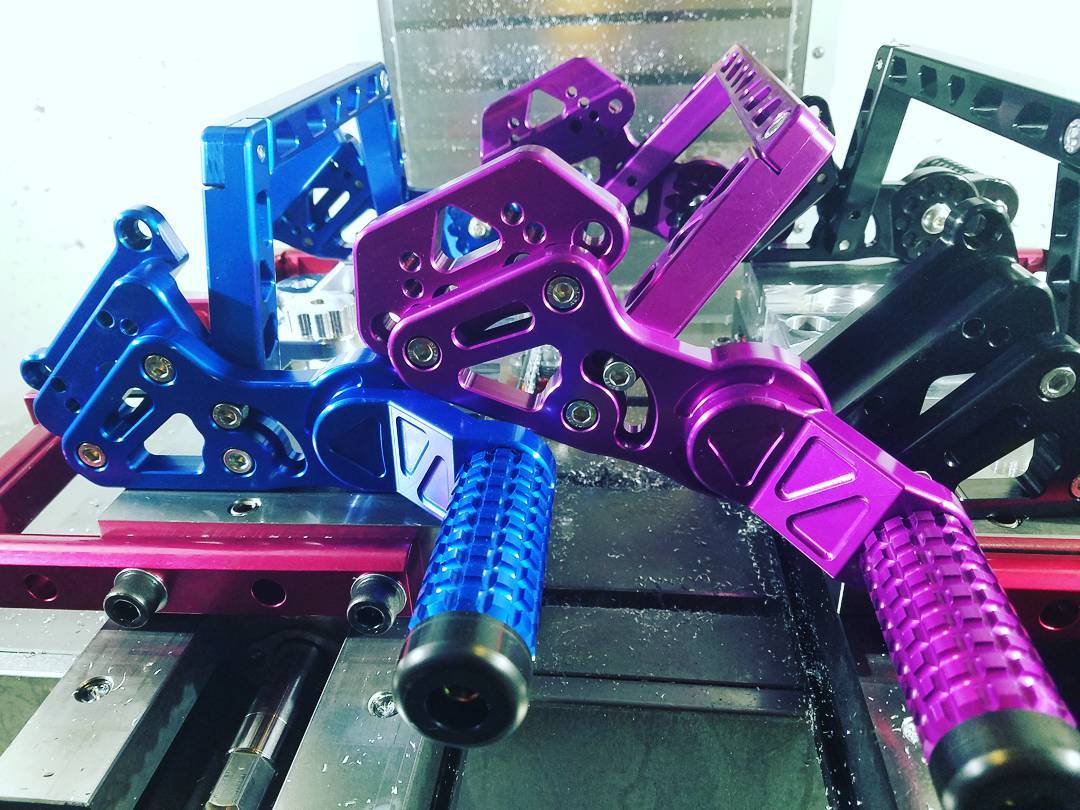 09-25 ZX6R CNC Adjustable Subcage - Impaktech