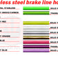 LONGER Front Brake Line Kit - Core - Single Line (Grom/Z,etc)