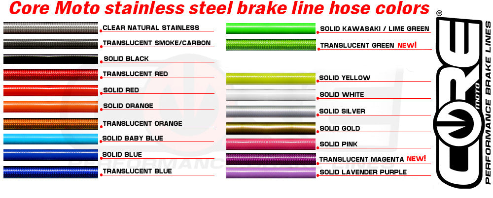 Custom Length Brake Line - Core Moto