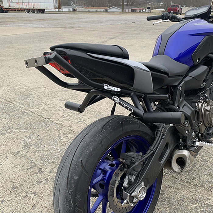 Cock's 15-23 FZ07 / MT07 Sub Cage - Scrape Bar Combo w/Titanium