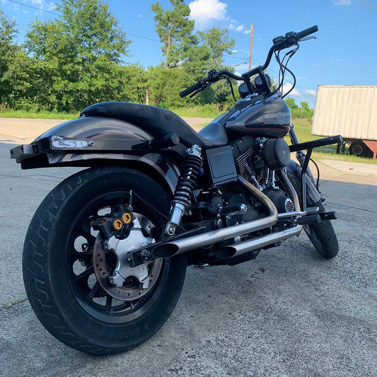 Cock's 99-05 Dyna Sub Cage/12 Bar Combo w/titanium