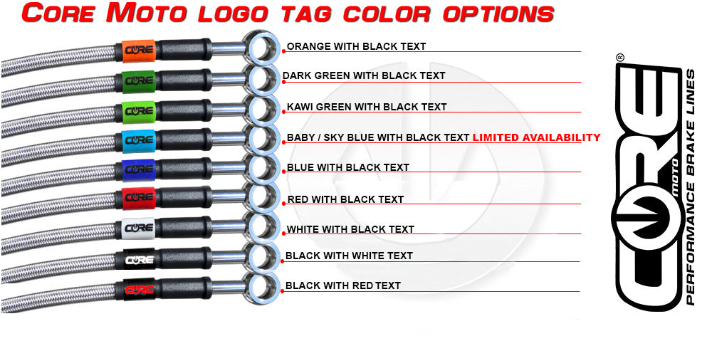 Custom Length Brake Line - Core Moto