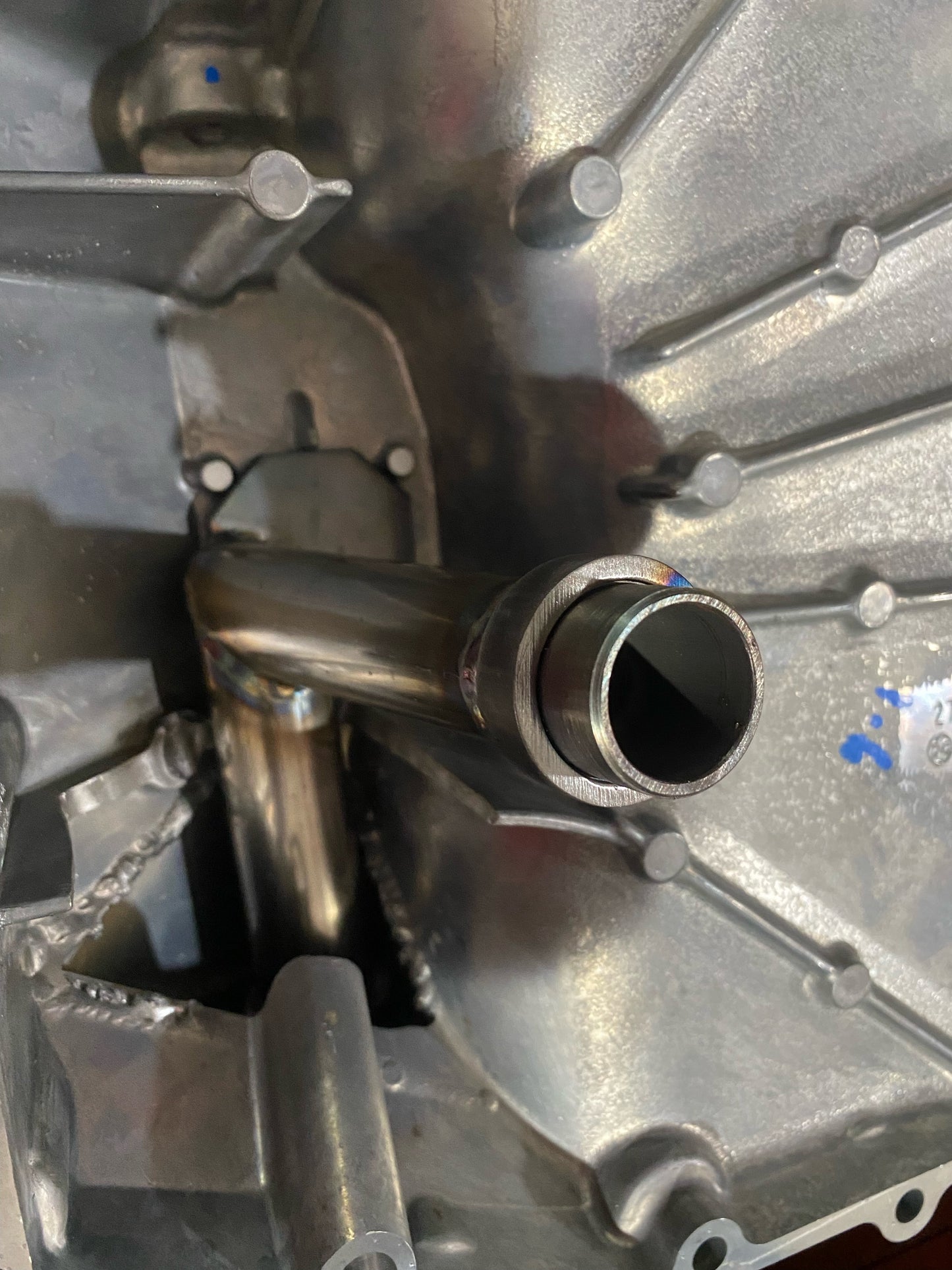 09-24 ZX6 Extended Oil Pan and Pickup Modification