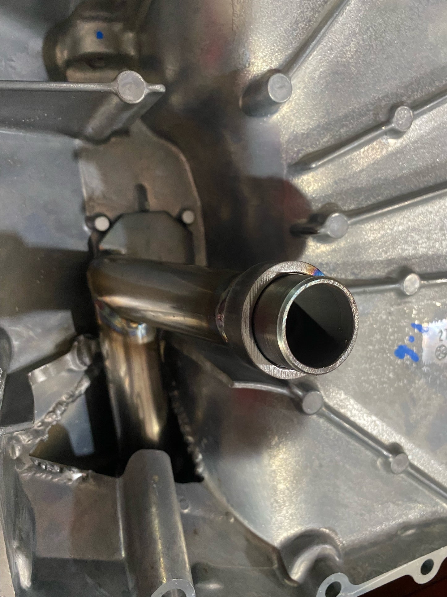 09-25 ZX6 Extended Oil Pan and Pickup Modification