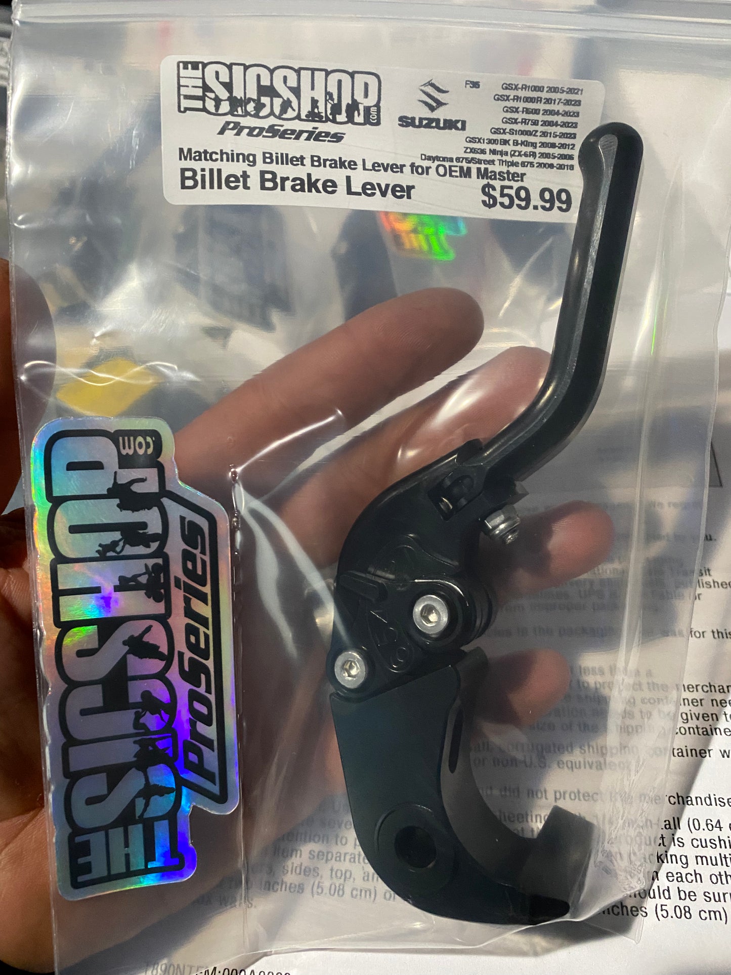 Matching Brake Lever for OEM Masters