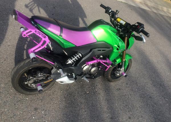 15-18 Z125 Subcage Scrape Bar Combo