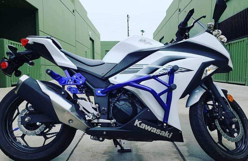13-17 Ninja 300R Full Stunt Cage - Impaktech