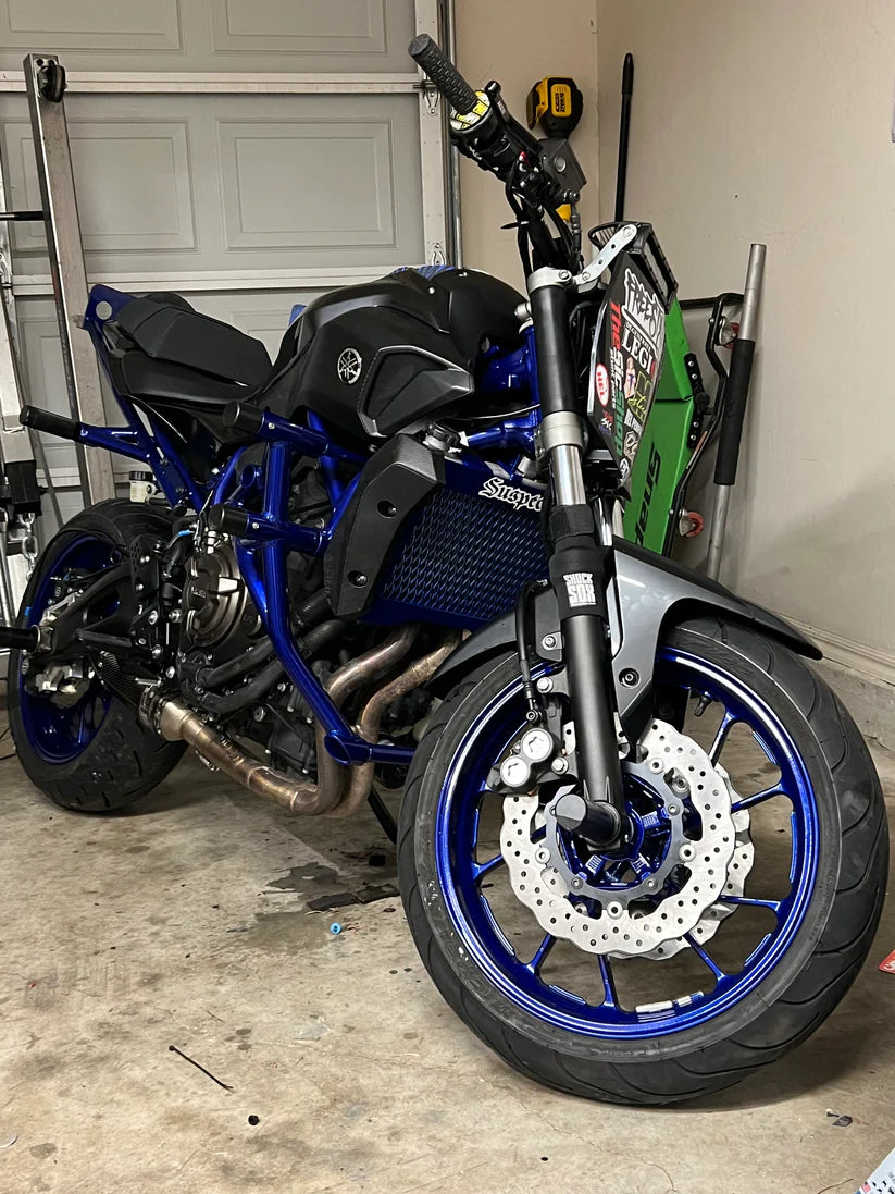 Suspect FZ07/MT07 Radiator Support