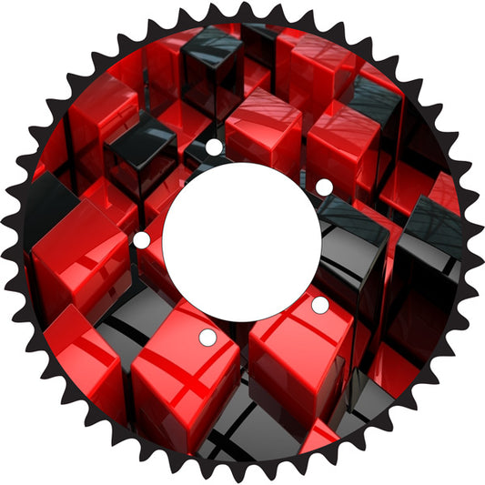 Red Black Cubes