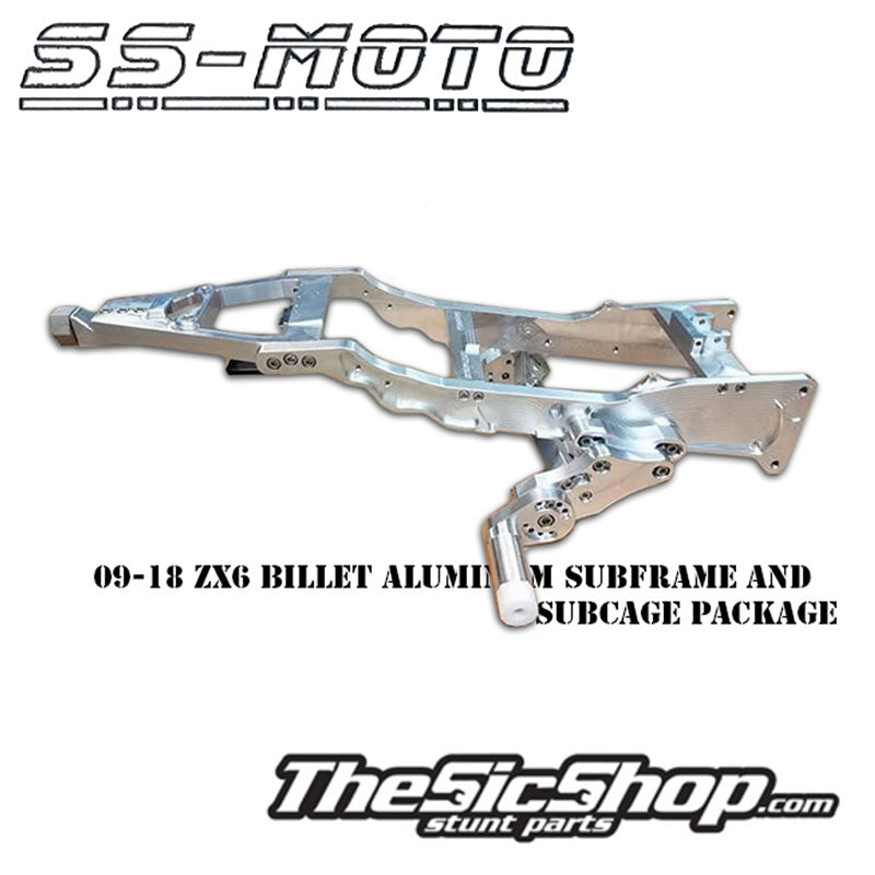 09-18 ZX6 636 CNC Aluminum Subframe/Subcage Package